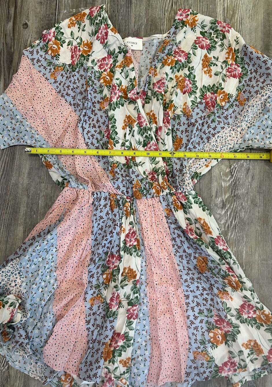 Everly Patchwork Romper - image 7